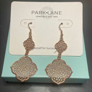 Park Lane Rose Gold Dangle Earrings - Moana